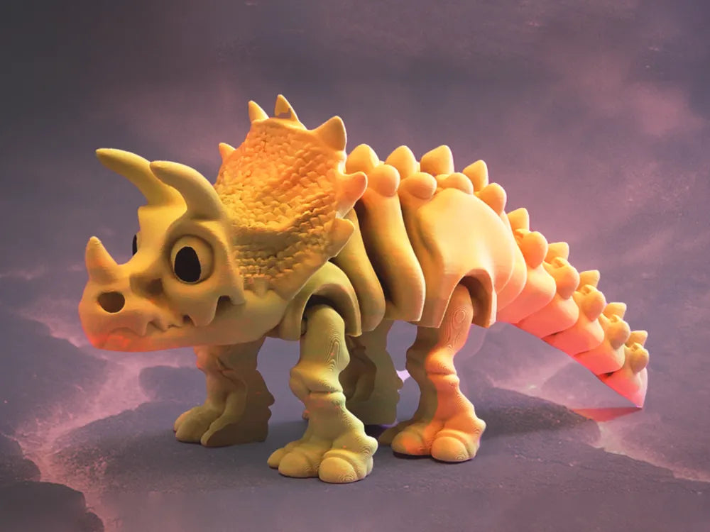 Flexi Skeleton Triceratops Dinosaur