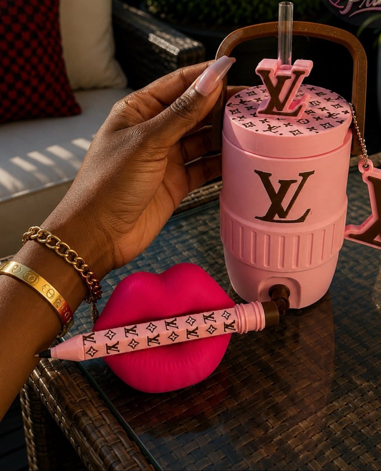 Lipstick Jumbo Pencil Holder