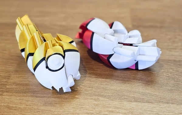 PokéBall Fidget Twist – Print-in-Place