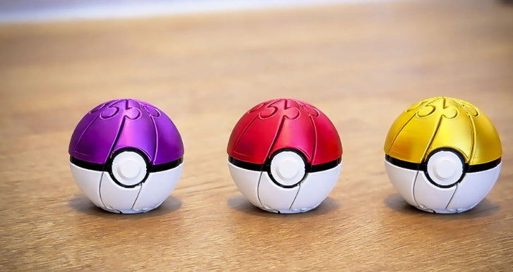 PokéBall Fidget Twist – Print-in-Place