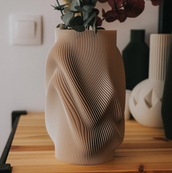 The Fjord Wave Flower Vase