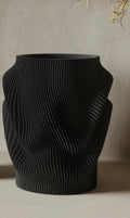 The Fjord Wave Flower Vase Wide