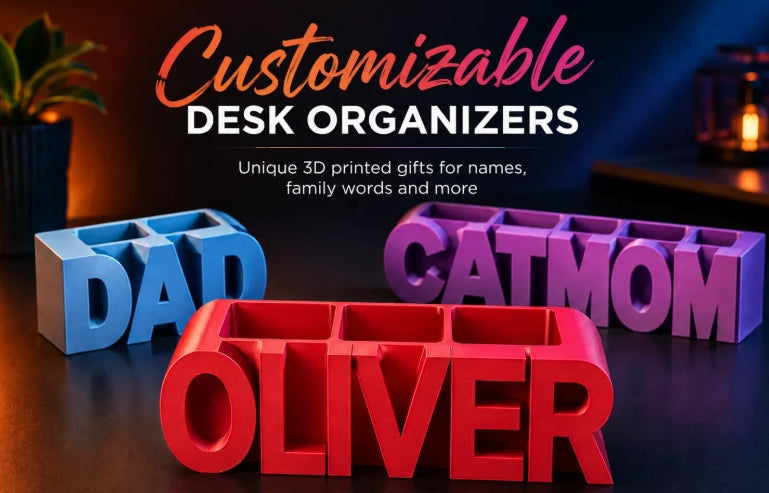 3D Letter Organizer