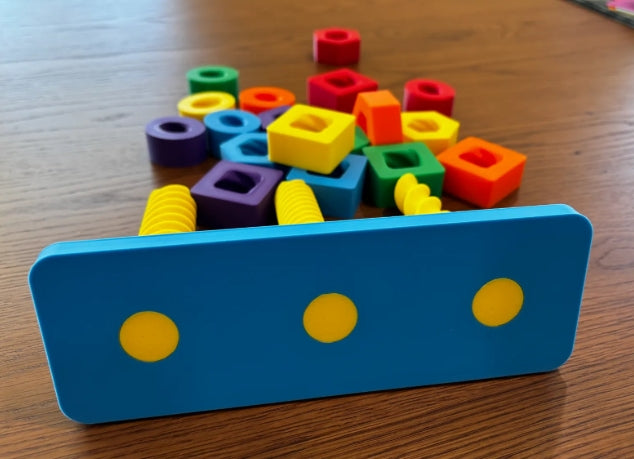Fine Motor Skills Spinning Shapes Children's Toy