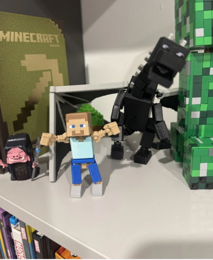 Minecraft-Inspired Action Figures