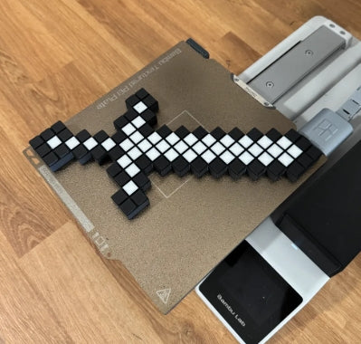 Minecraft-Inspired Pixel Sword