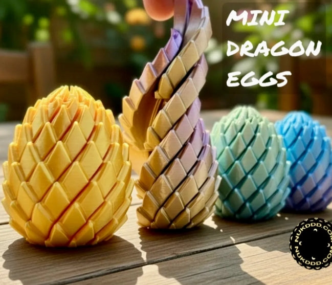 Twisty Dragon Scale Egg Fidget