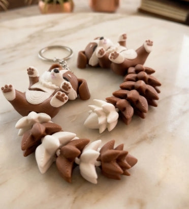 Cute Flexi Babies / Keychain